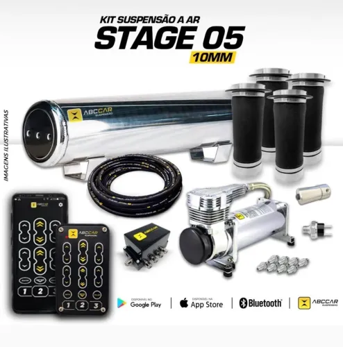 Vendo suspensão a ar Abccar stage 5 a mais top