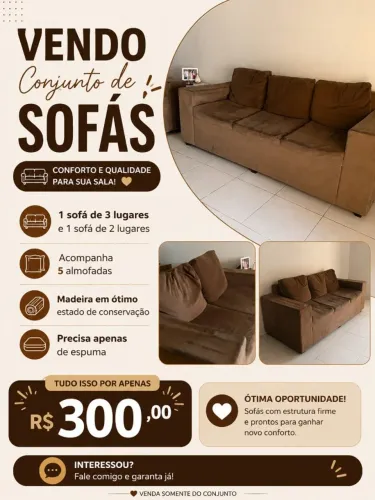 Conjunto de Sofás