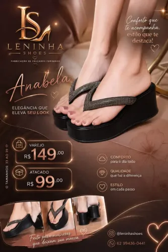 Anabela l Atacado 99,00 l Varejo 149,00