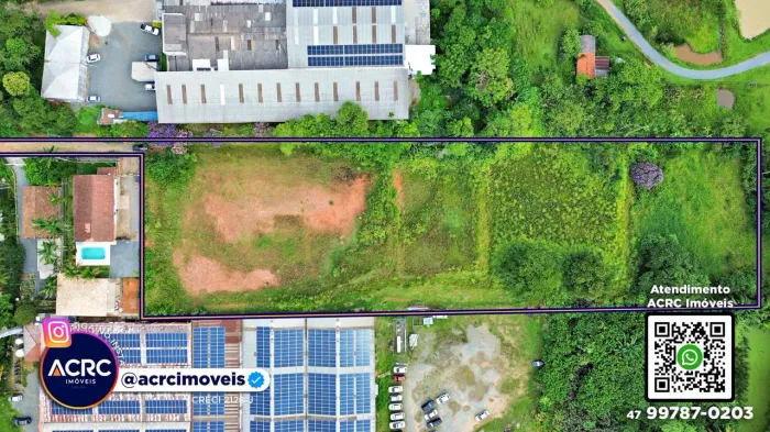 ACRC Imóveis - TE01309 - Terreno com um total de 8.942m² a Venda no Bairro Badenfurt