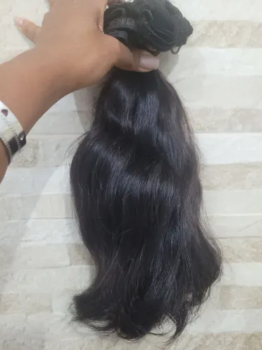 Cabelo Naturais,40cm liso andulado 230g com 7 telas  já prontas pra colocação.