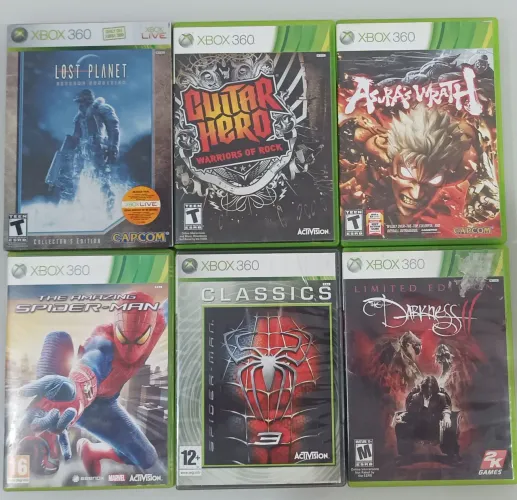 Lote Jogos Xbox 360 Original + Brinde 