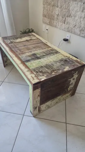 Mesa de centro rustica/madeira de demolição