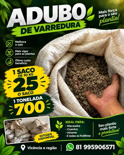 Adubo de varredura