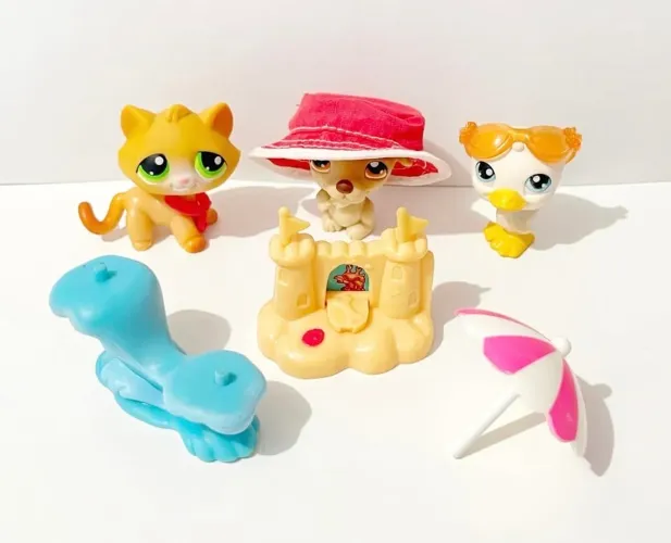 Littlest Pet Shop Lote Praia: Pets e Acessórios - Usados 