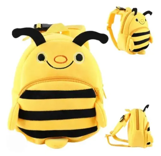 Mochila de pelúcia infantil