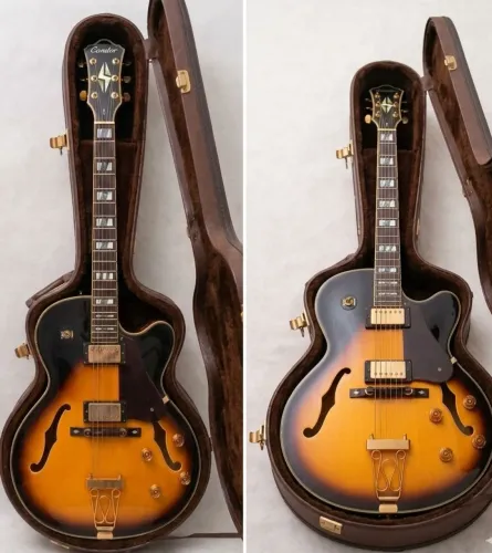 Guitarra Semiacústica Condor JC-16 Sunburst + Hard Case Original