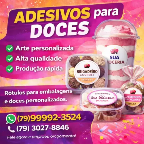 Adesivos Doces / Rótulos