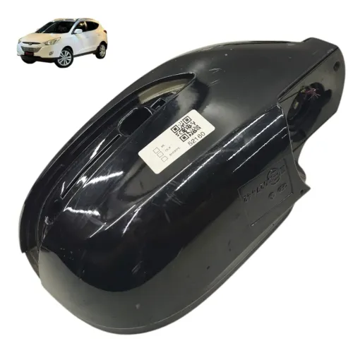 Capa retrovisor direito Hyundai ix35 2015 2016 17 cor preto