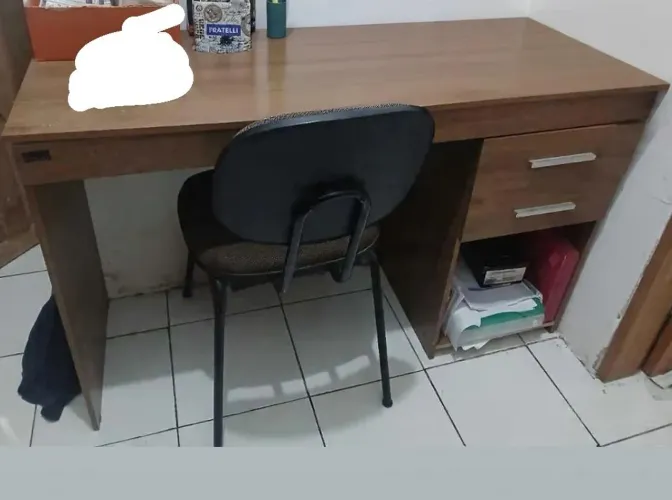 MESA ESCRITÓRIO, CADEIRA, SOFA 2P e Cama Box