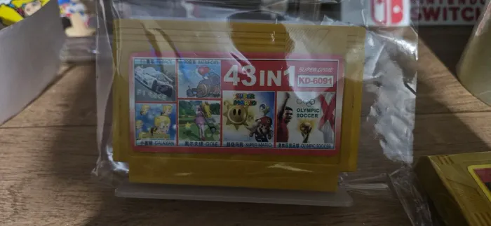 Cartucho jogos 43 em 1