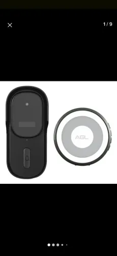 Campainha sem fio quilk foto com wifi e sensor de presença. 