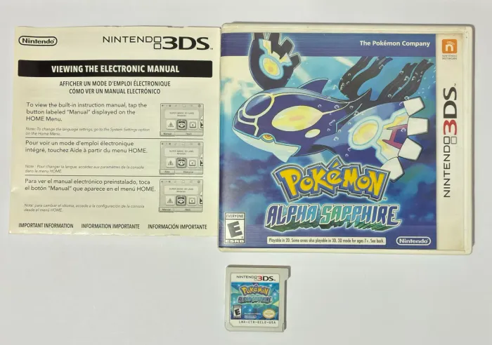 Pokémon Alpha Sapphire Nintendo 3Ds