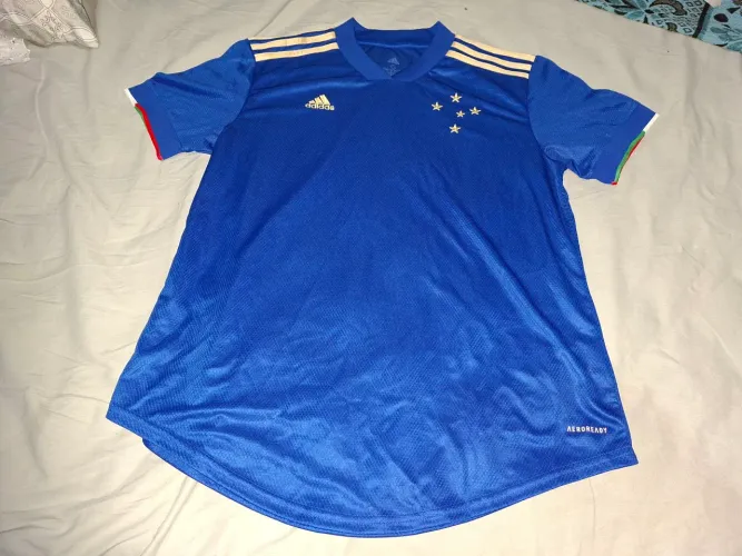 Camisa cruzeiro feminina adidas centenário