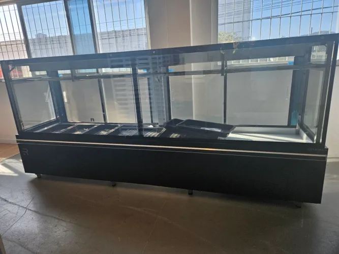 balcão de açougue expositor 3 metros ar forçado - novo