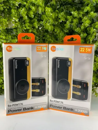 Power Bank Carregador Portátil 20000mAh 22.5W Basike BA-POW176