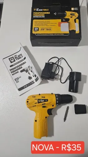 Furadeira e Parafusadeira - 12V NOVA