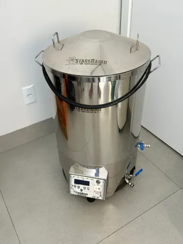 Panela Cervejeira StarkBauen Single Vessel 40L Inox - Completa