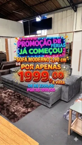 Promoção Sofá Moderno direto de fábrica