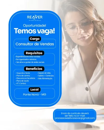 Consultor de Vendas