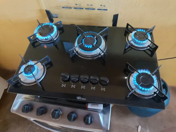 Fogão kooktop fisher funcionando perfeitamente Faço entrega