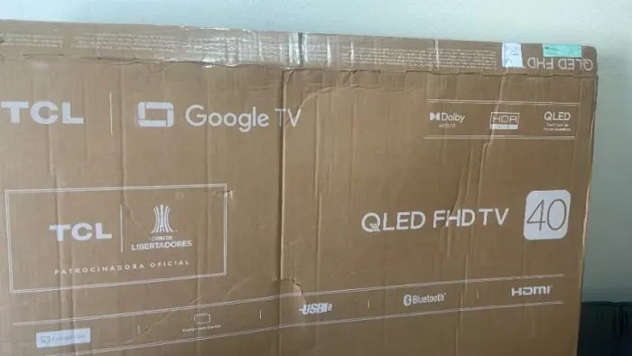 Smart Tv Tcl 40 Polegadas Full Hd Qled S5k Wifi Bluetooth Google Tv (TIRAR PEÇAS/SUCATA)