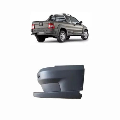 Polaina Traseira LD Fiat Strada Adventure 2009/2013 Original Nova