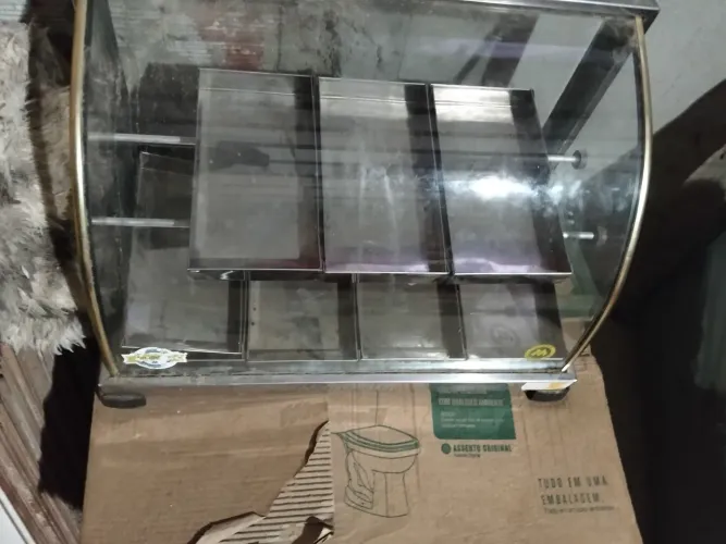 Estufa para salgados com 8 bandejas 