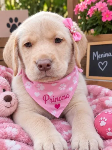Labrador femea uma boa escolha