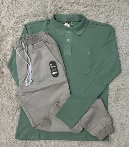 Kit G Camisa Polo e Calça Jogger