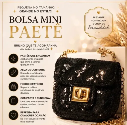 Bolsa festa paete