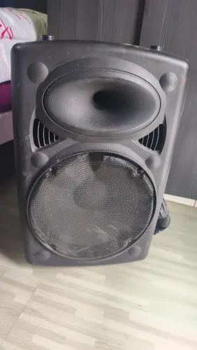 Caixa de Som Tander 350W RMS 15" + 2 Microfones - Leia o Anúncio