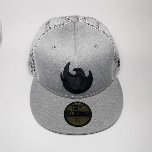 Boné New Era Phoenix Rising cinza - 59fifty  - fechado - 5950
