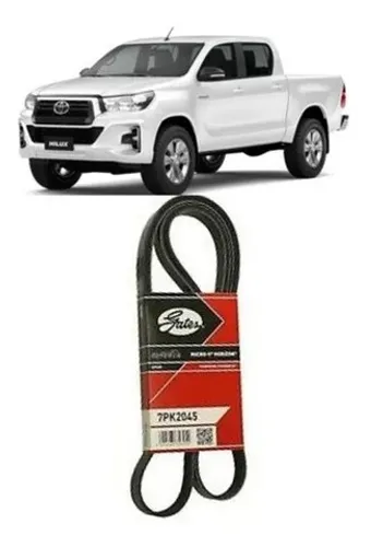 Correia Alternador Hilux 2.8 Ano 2016 A 2019 7pk2045 Gates
