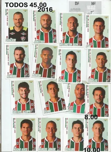 figurinhas jogadores fluminense 