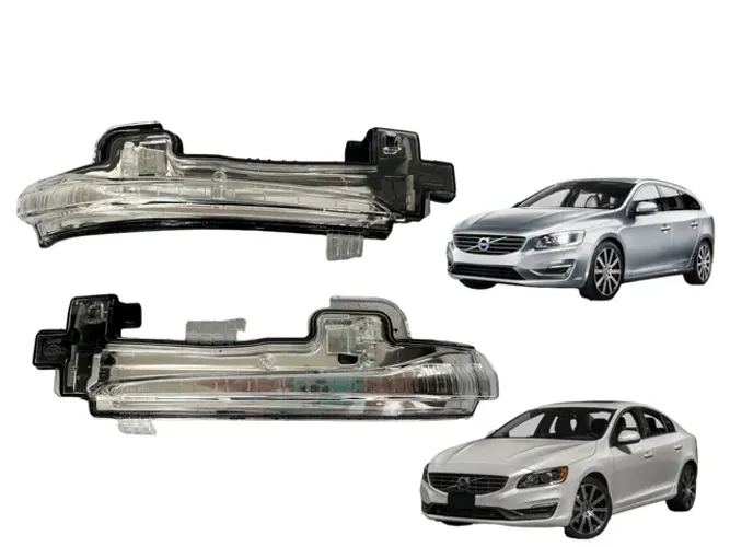 Par Pisca do Retrovisor Volvo V60 S60 2014 2015 2016 e 2017