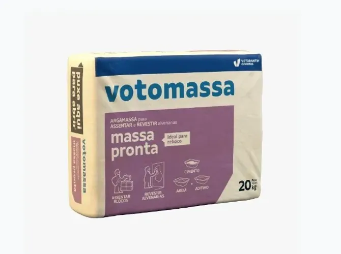 Votomassa Massa Pronta Votoran Embalagem 20kg
