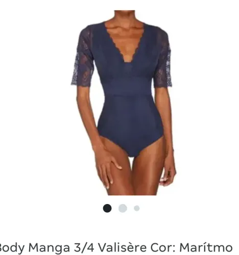 Body Manga 3/4 Valisère - Marítimo 