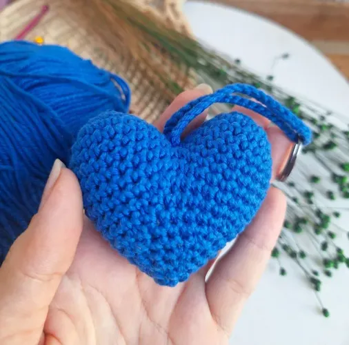 Coração Amigurumi Crochê