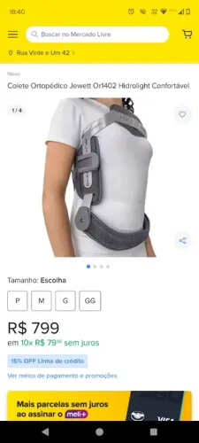 Colete Imobilizador Jewett