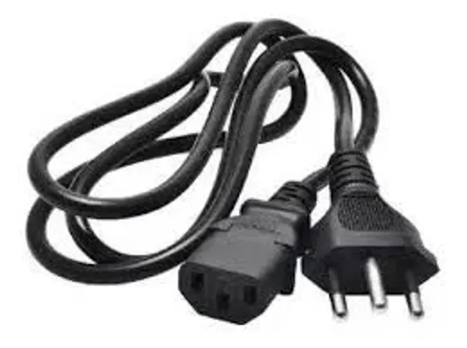 Cabo Força Tripolar P/ Fonte Pc Monitor Padrão Inmetro