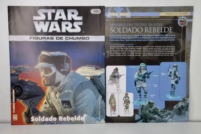 Coleção Star Wars Figuras De Chumbo Soldado Rebelde 52