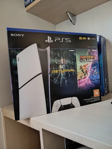 PS5 slim lacrado com 1 ano de garantia