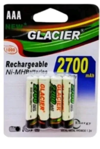 Pilha recarregável AAA