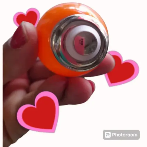 Lâmpada Bulbo led 1W colorida (laranja)