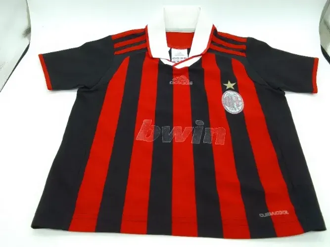 Camisa Time Infantil Ac Milan adidas Ano 2019 Rara Tam. 3