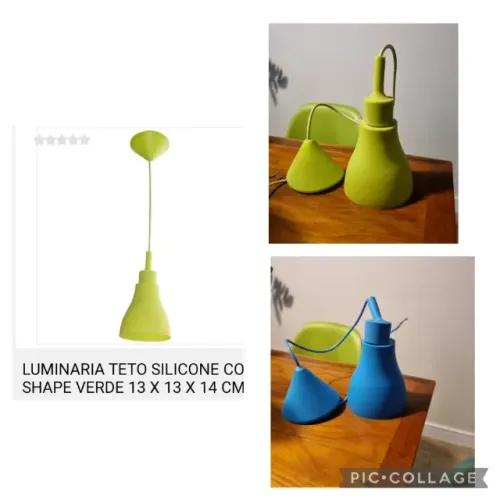 Luminária/ Pendente em Silicone nova