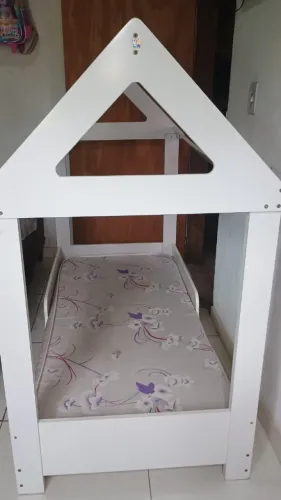 Cama Casinha Infantil com Colchão - Linda, segura e completa! ?
