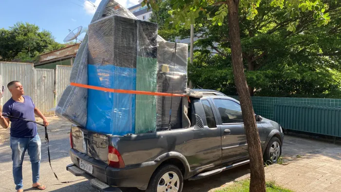 Carreto pra geladeira