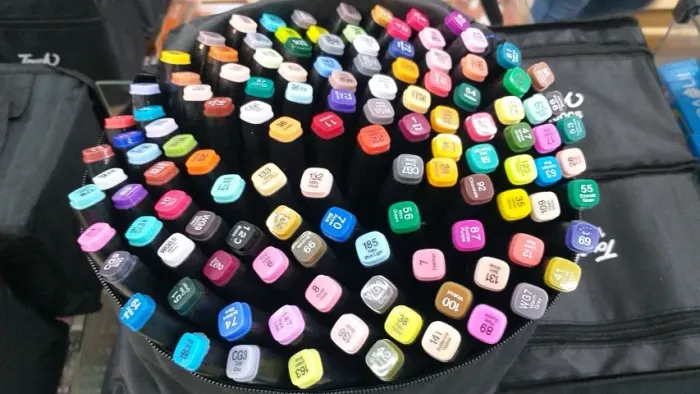 Canetas marca texto coloridas ponta dupla